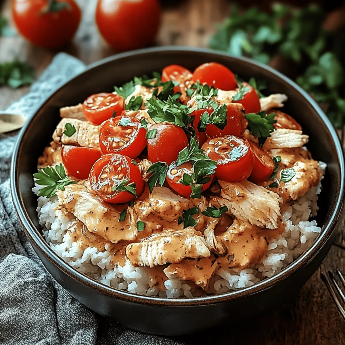 Coconut Chicken Rice Bowl