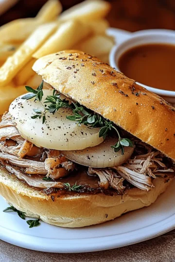 Savory Roasted French Dip Sandwich