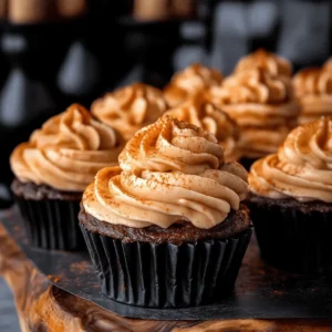 Chocolate Pumpkin Cupcakes