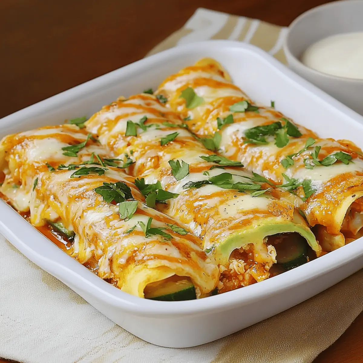 Zucchini Enchiladas