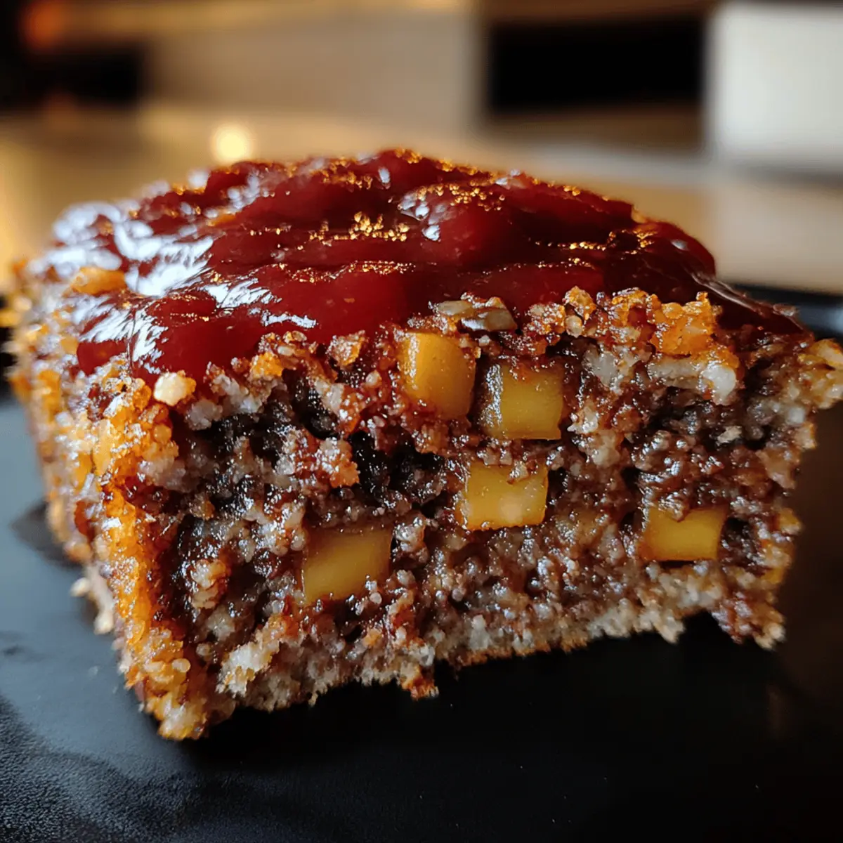 Vintage Meatloaf with Sweet & Spicy Glaze