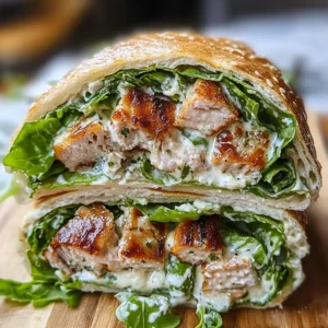 Chicken Caesar Salad Wrap