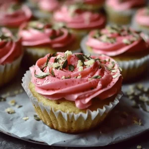 Vegan Mini Rose Cupcakes