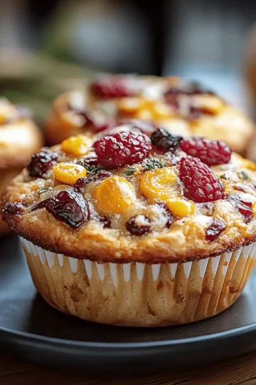 Cranberry Orange Pecan Muffins
