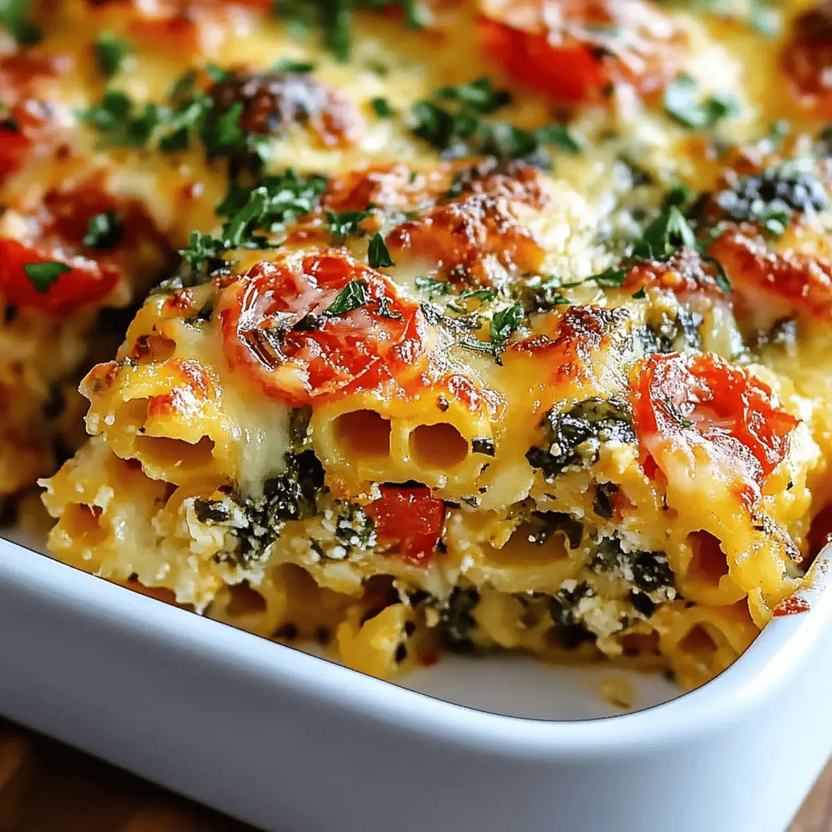 Mediterranean Vegetable Pasta Bake