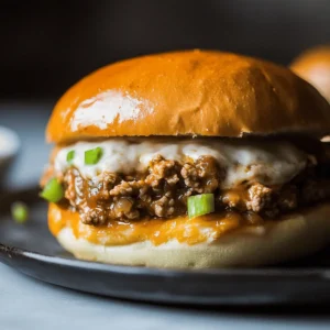 Philly Cheesesteak Sloppy Joes