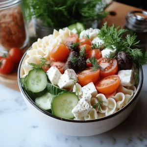 Layered Pasta Salad