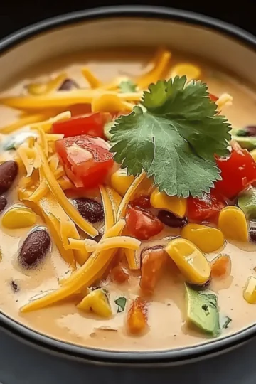 Creamy Chicken Enchilada Soup