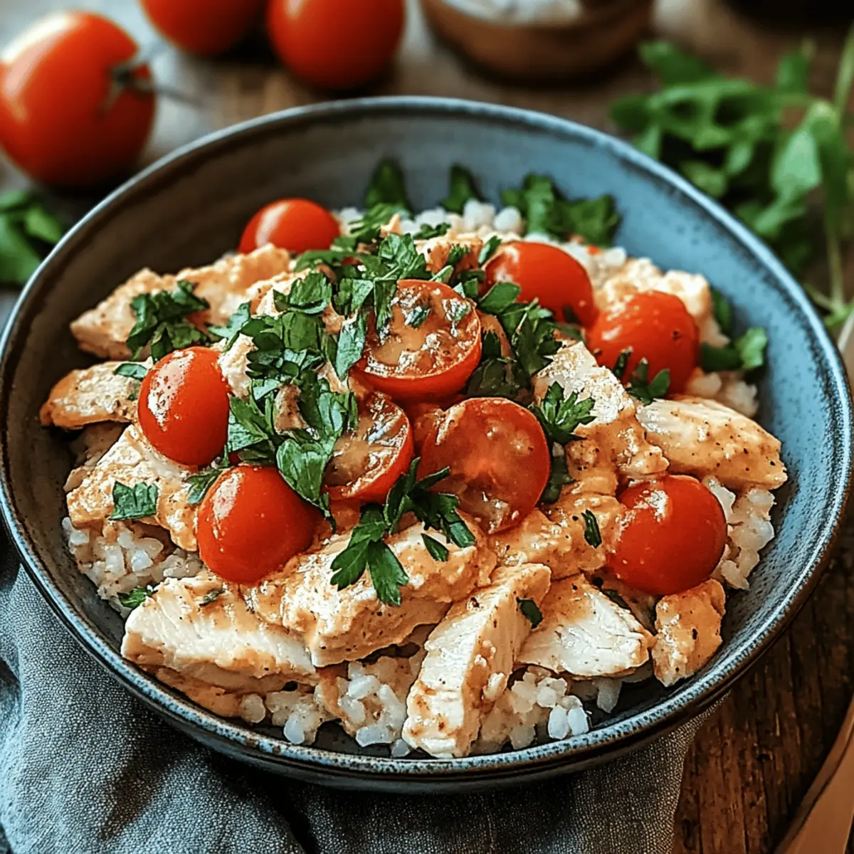 Coconut Chicken Rice Bowl