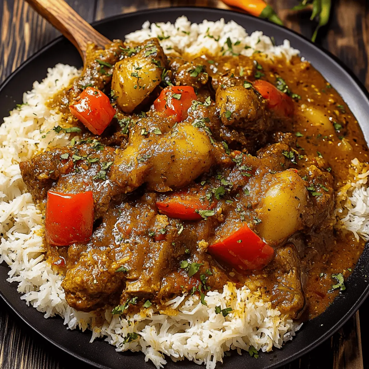 Authentic Jamaican Curry Chicken