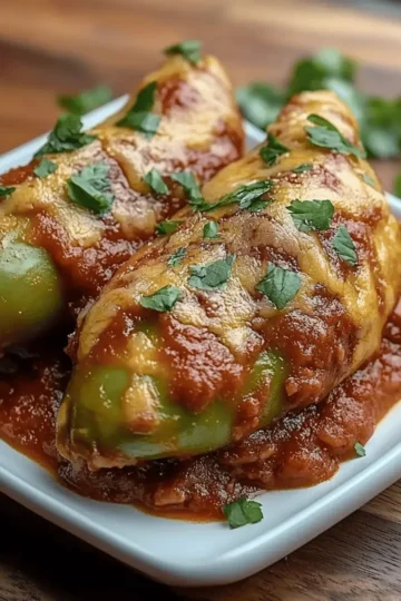 Cheesy Hatch Chile Rellenos