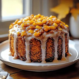 Autumn Pumpkin Honey Bun Cake