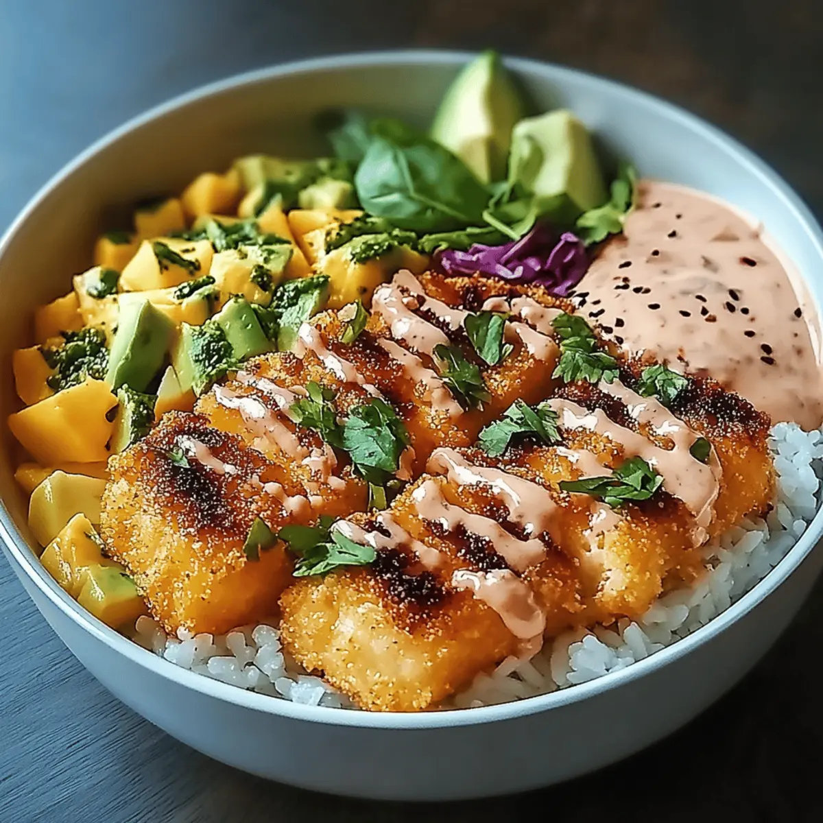 Crispy Fish Taco Bowls