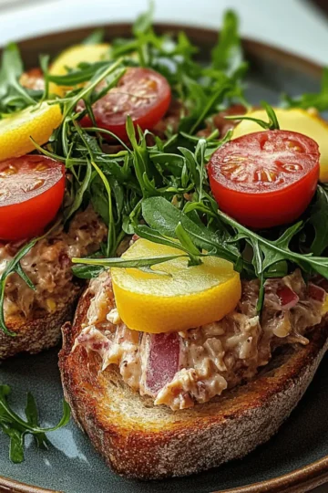 Savory Grilled Tuna Melt with Creamy Cheddar