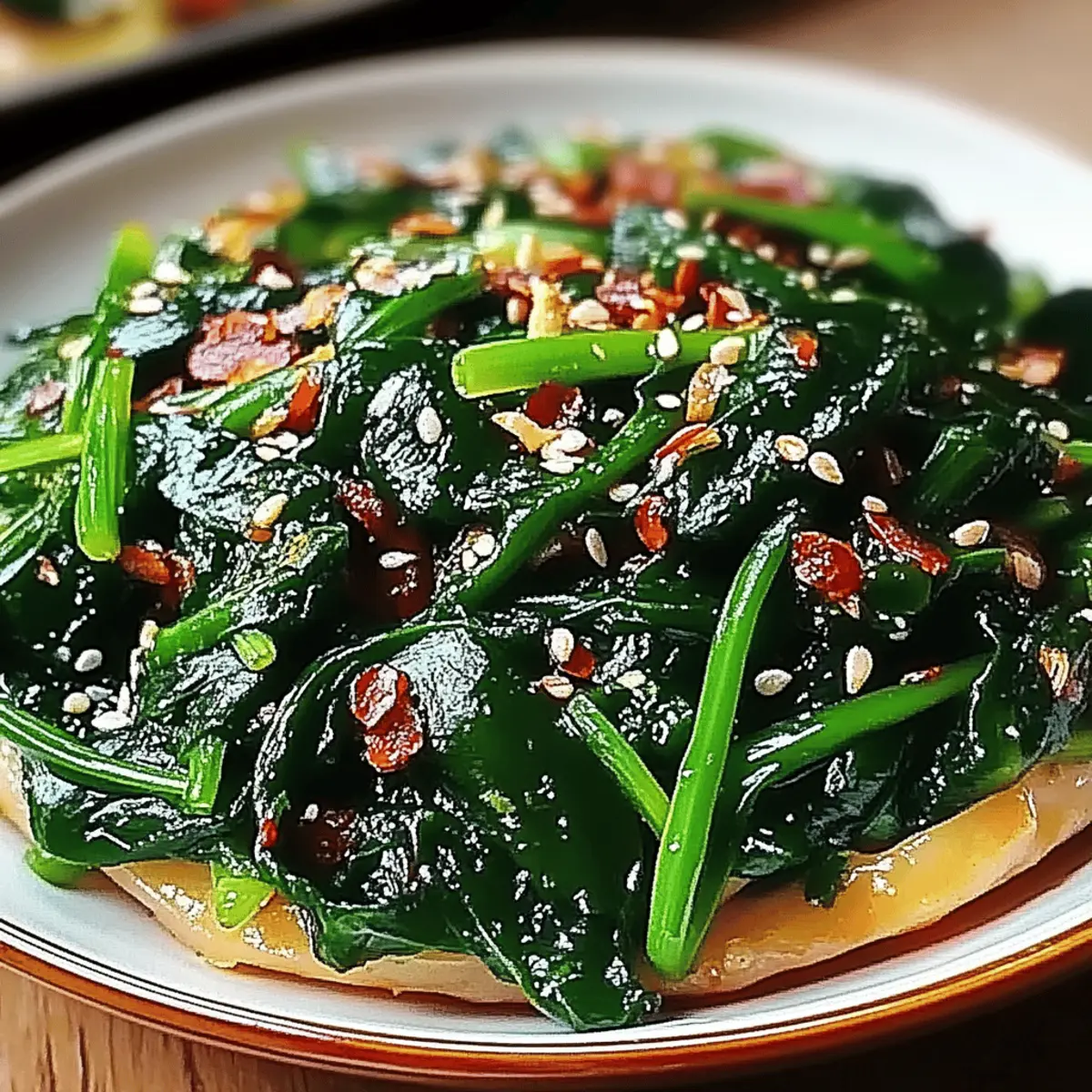 Korean Spinach Salad