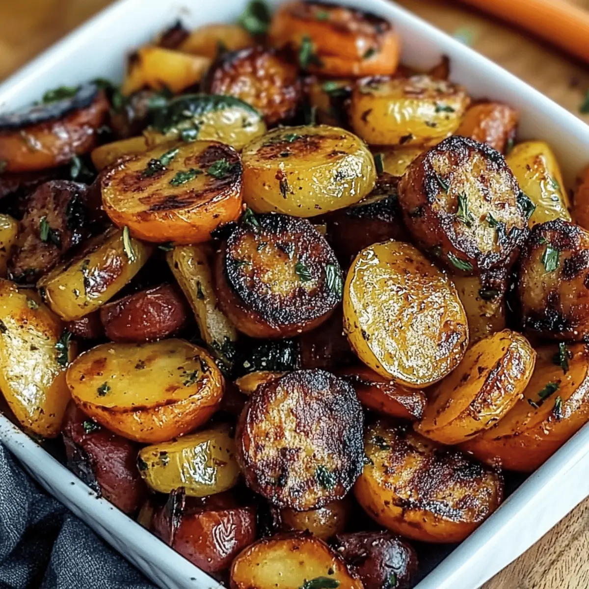 Sheet Pan Sausage & Veggies