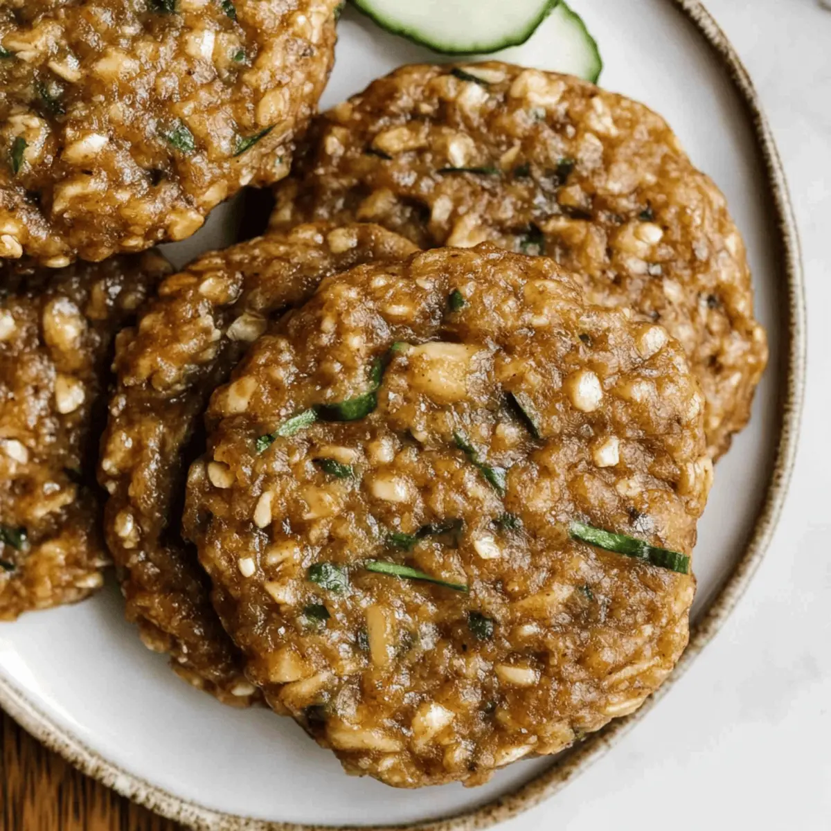 Healthy Zucchini Oatmeal Cookies