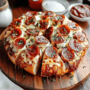 Pull Apart Pizza Bread