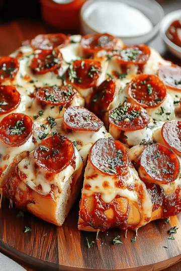Pull Apart Pizza Bread