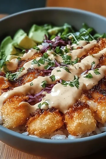 Crispy Fish Taco Bowls