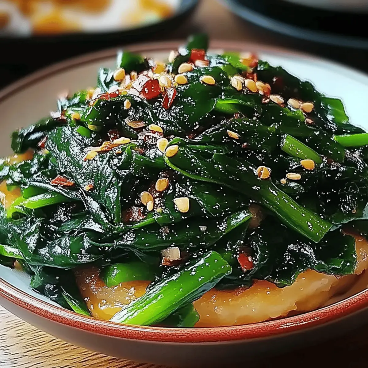 Korean Spinach Salad