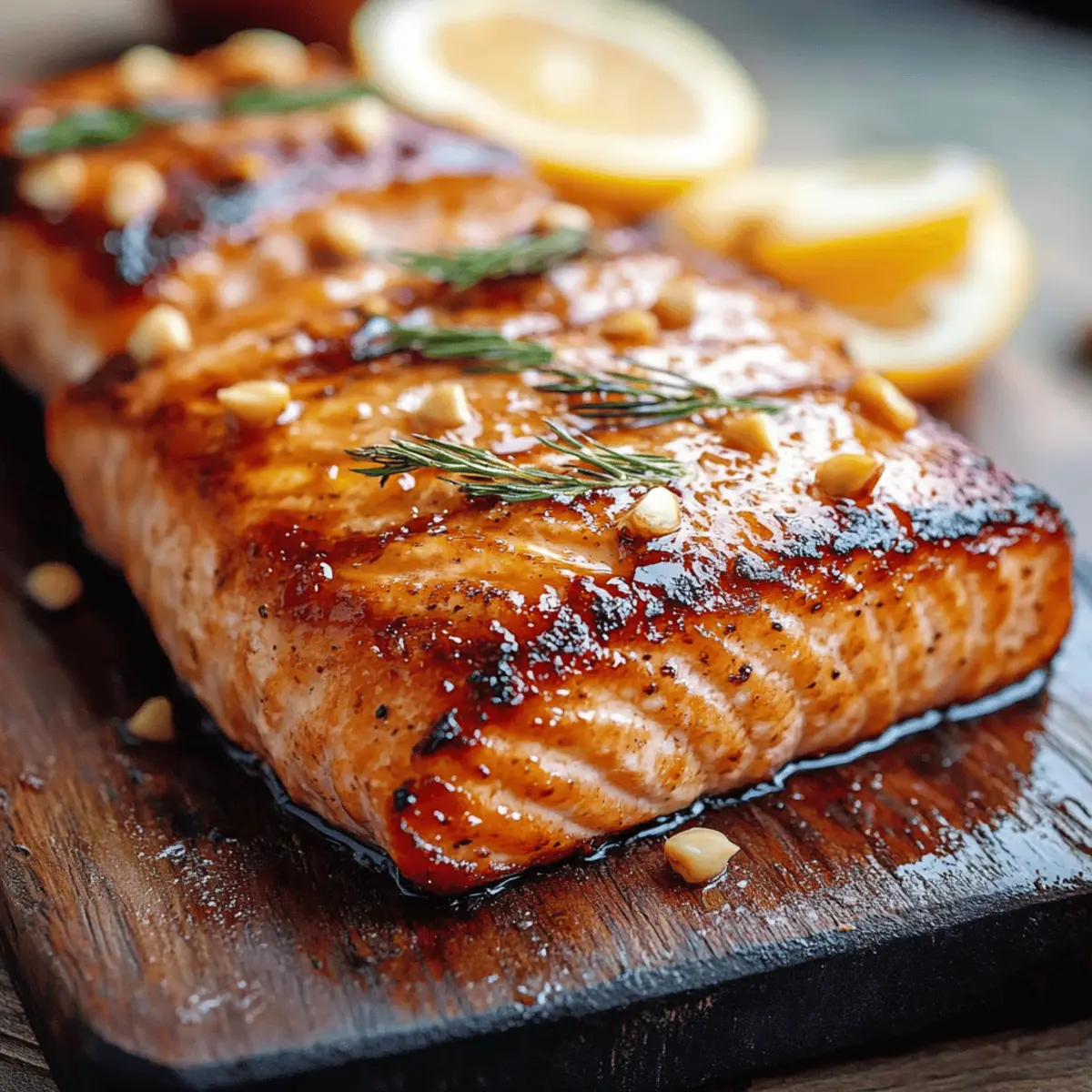 Cedar Plank Grilled Salmon