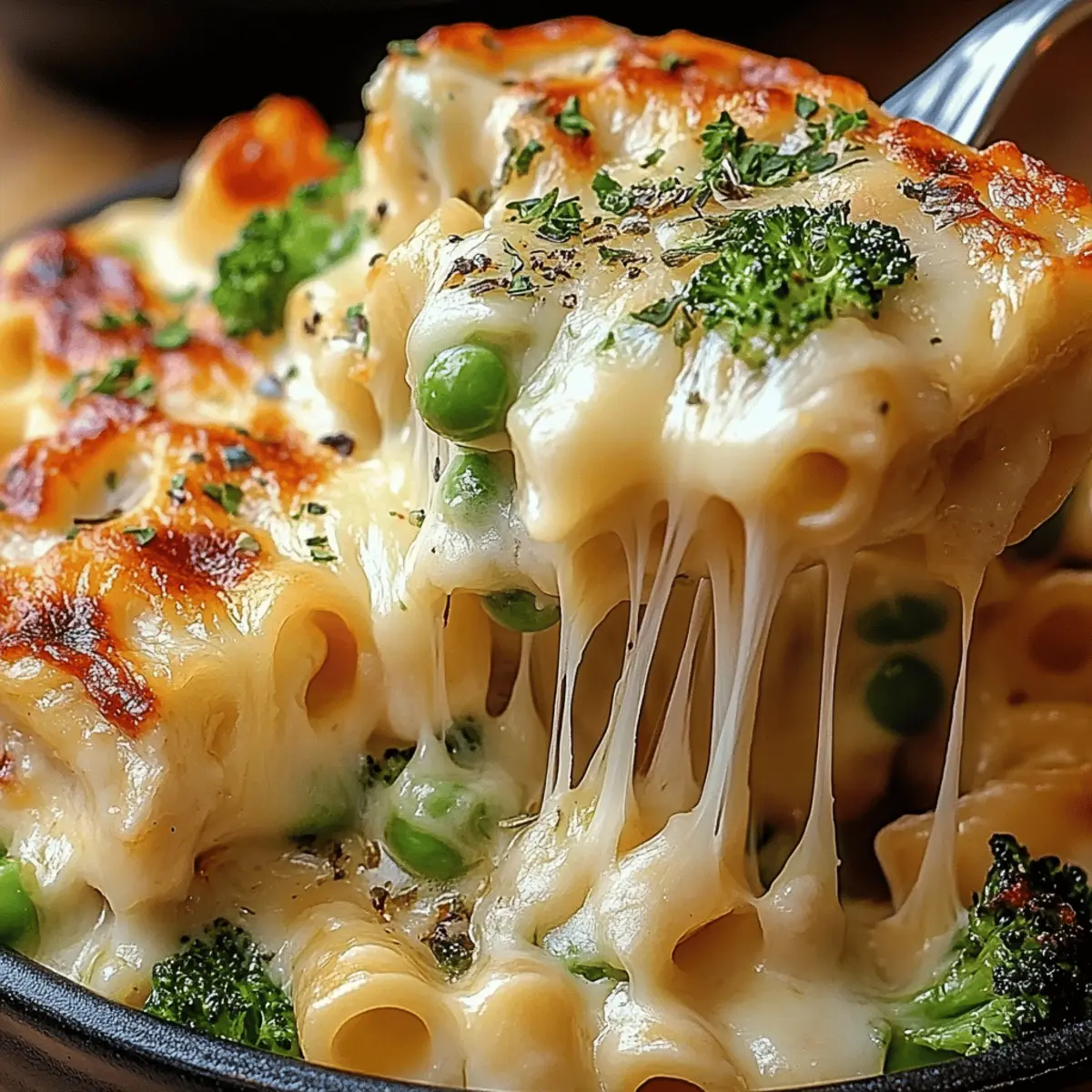 Chicken and Broccoli Alfredo Bake