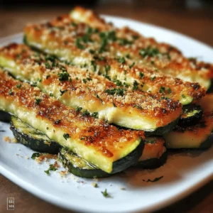 Baked Parmesan Zucchini