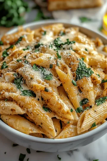 Garlic Parmesan Chicken Pasta