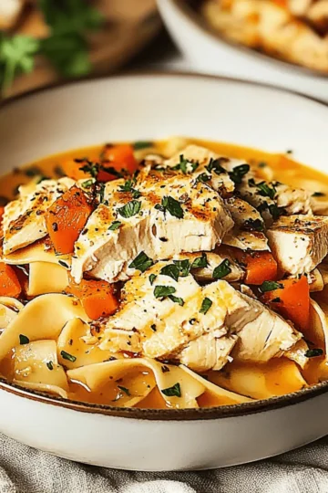 Hearty Chicken Noodle Soup