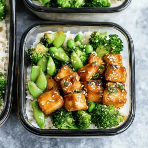 Honey Sesame Chicken Lunch Bowls