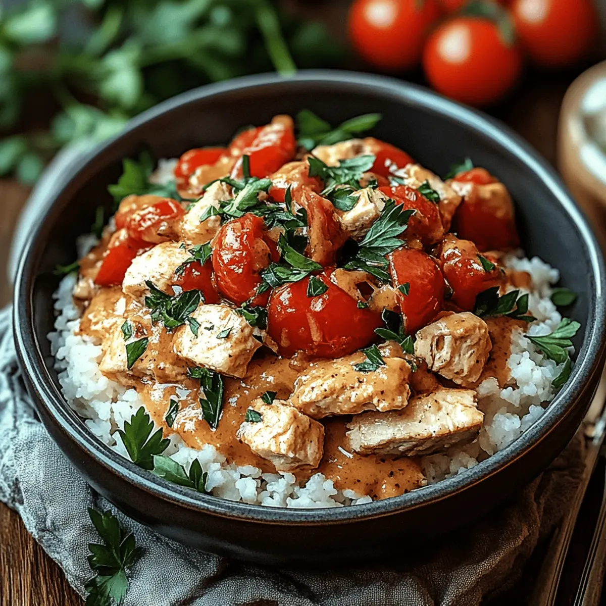 Coconut Chicken Rice Bowl