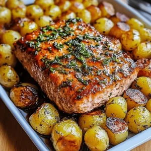 Sheetpan Salmon and Potatoes With Veggies