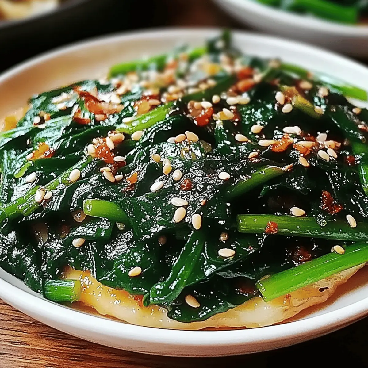 Korean Spinach Salad