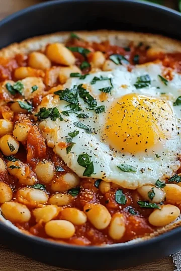 Spanish Beans & Eggs