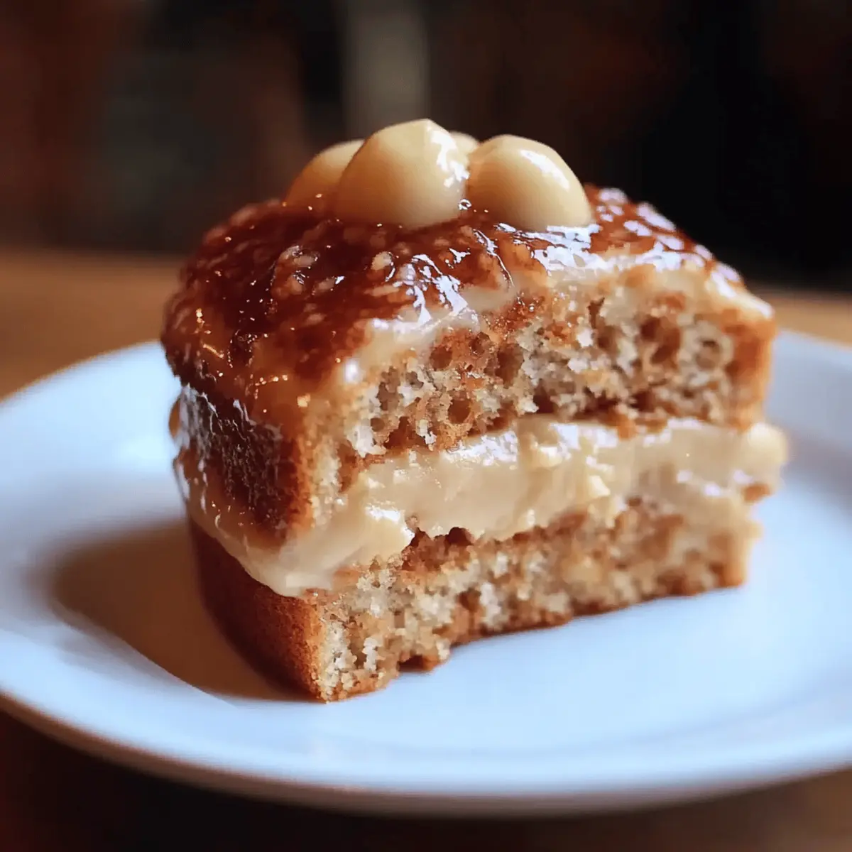 Applesauce Cake with Cinnamon Cream Cheese Frosting