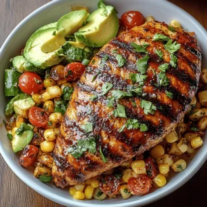 Grilled Hot Honey Chicken with Sweet Corn Salad