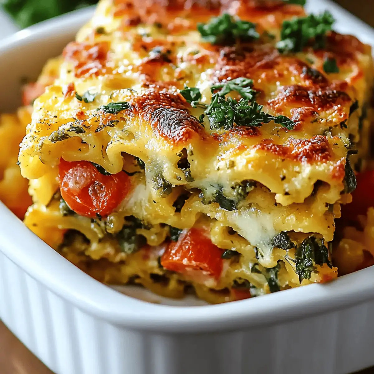 Mediterranean Vegetable Pasta Bake