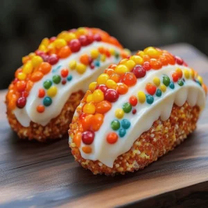 Fruity Pebbles Cheesecake Tacos