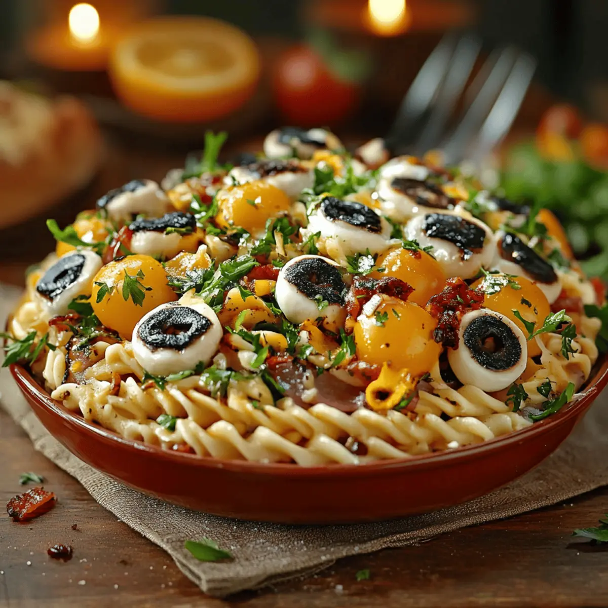 Eyeball Pasta Salad