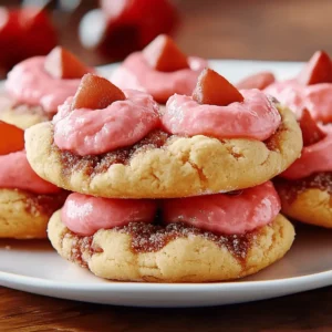 Strawberry Kiss Cookies