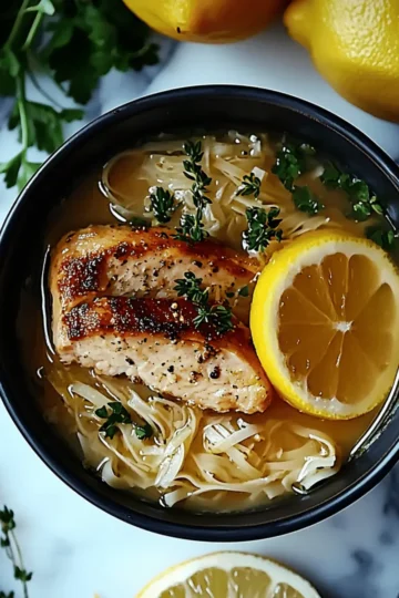 Greek Lemon Chicken Soup