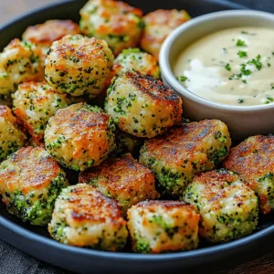 Cheesy Broccoli Tater Tots