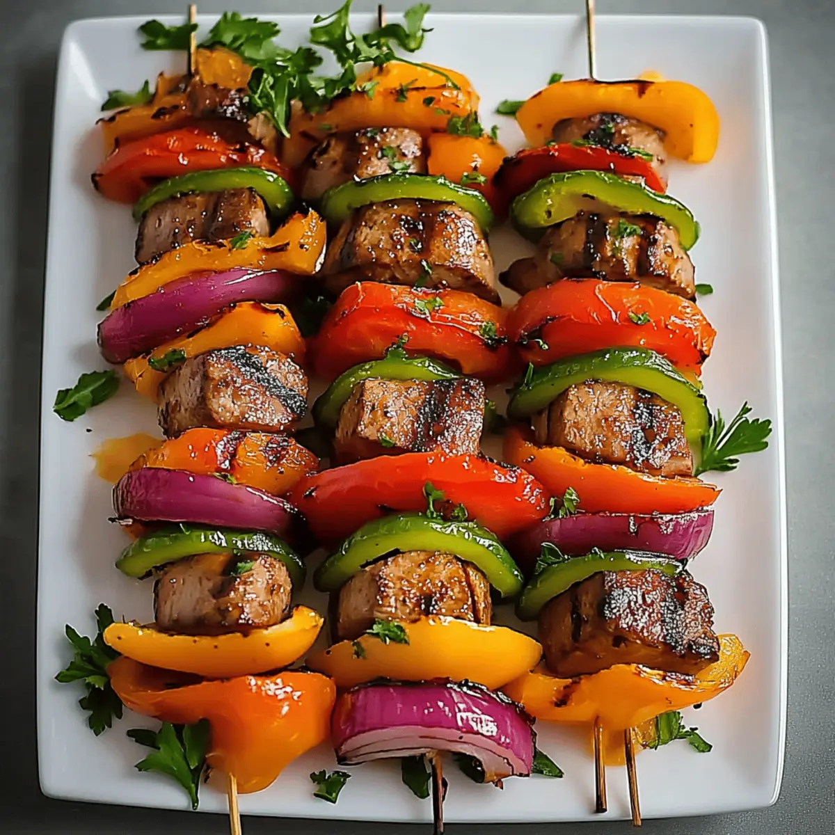 Fajita Steak Kabobs