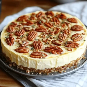 Browned Butter Pecan Cheesecake
