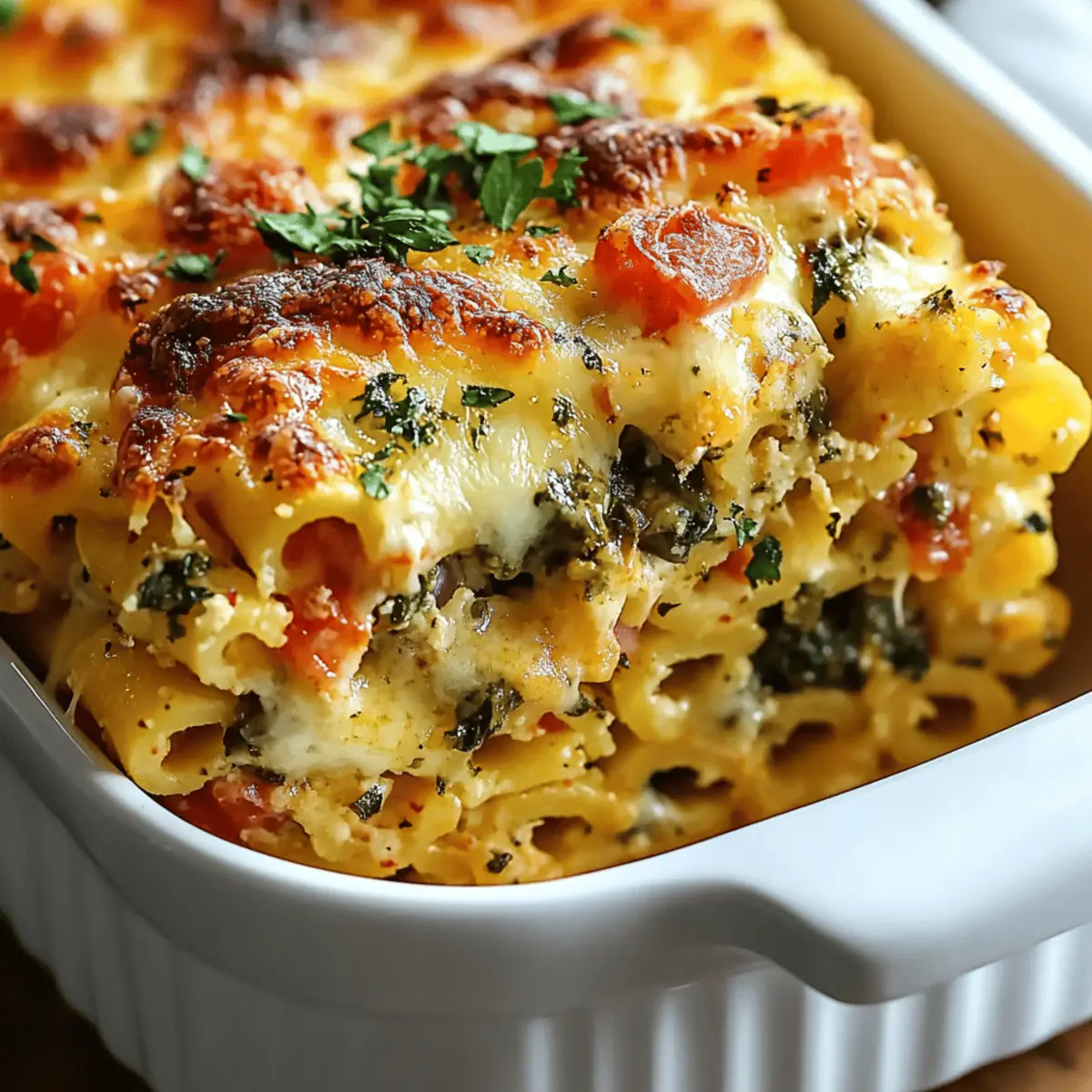 Mediterranean Vegetable Pasta Bake