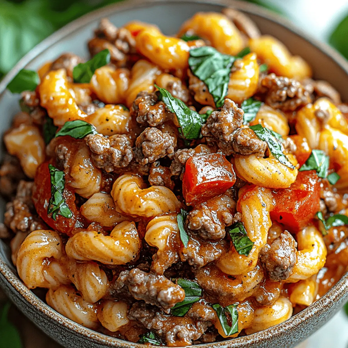 Creamy Beef Pasta