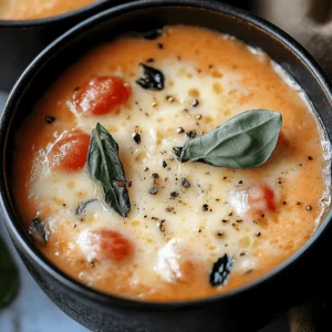 Creamy Parmesan Tomato and Cannellini Bean Soup