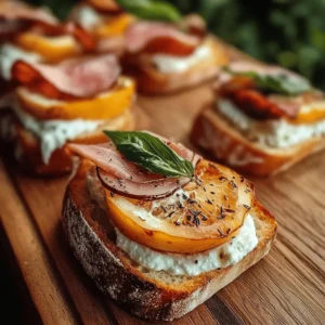 Cheesy Burrata Crostini