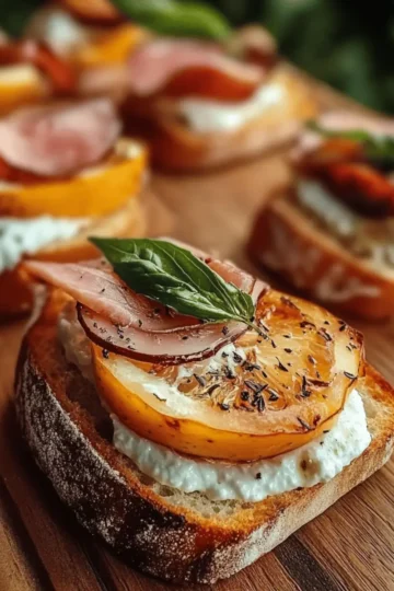 Cheesy Burrata Crostini